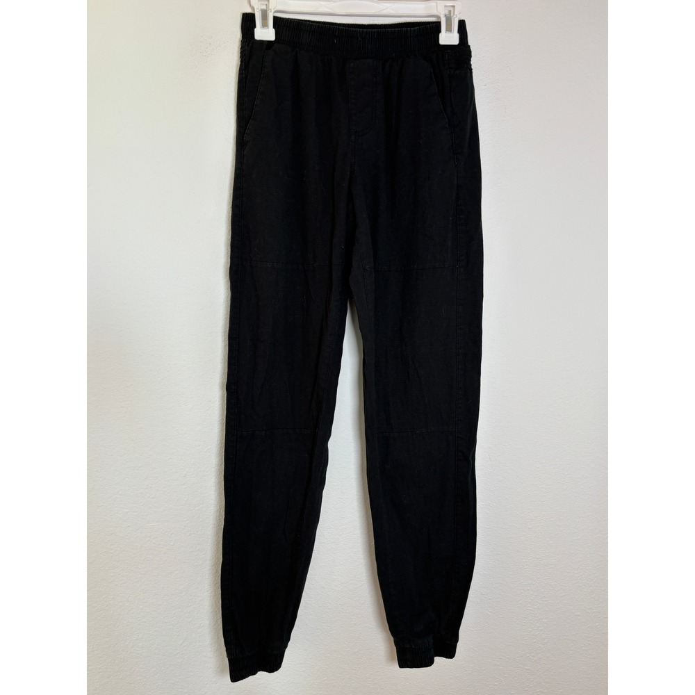 Airwalk Mens Small Black Jogger Pants Elastic Waist Skate Casual Trousers